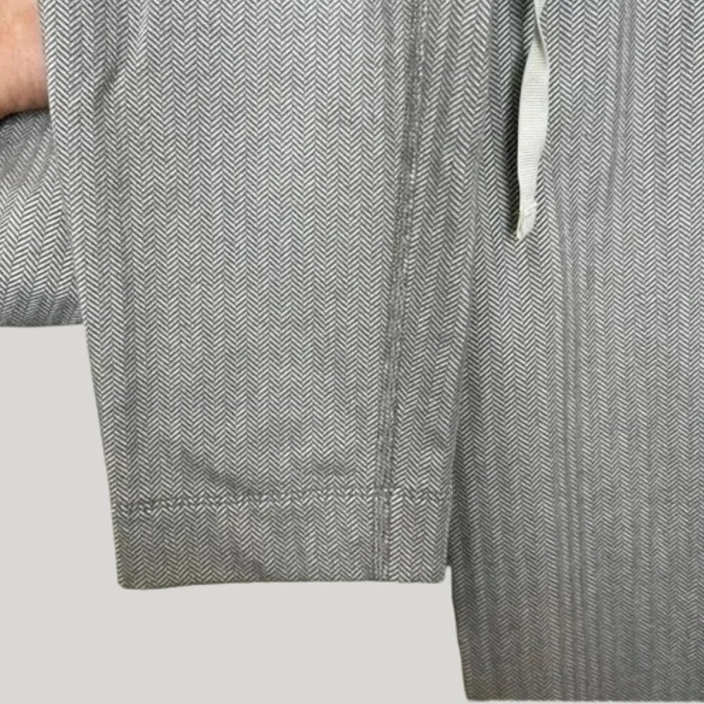 Lululemon Jet Crop Slim Herringbone - Size 6 - White Slate - Picture 5 of 8